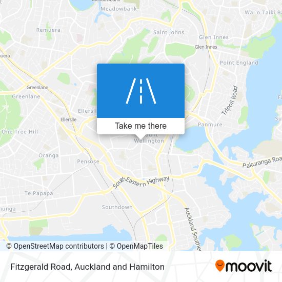 Fitzgerald Road map