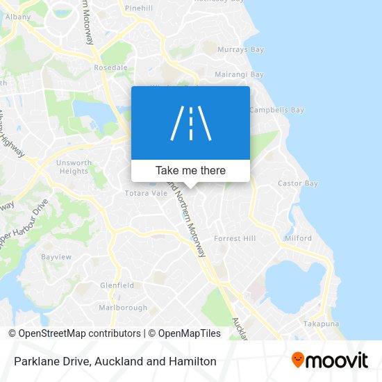 Parklane Drive map