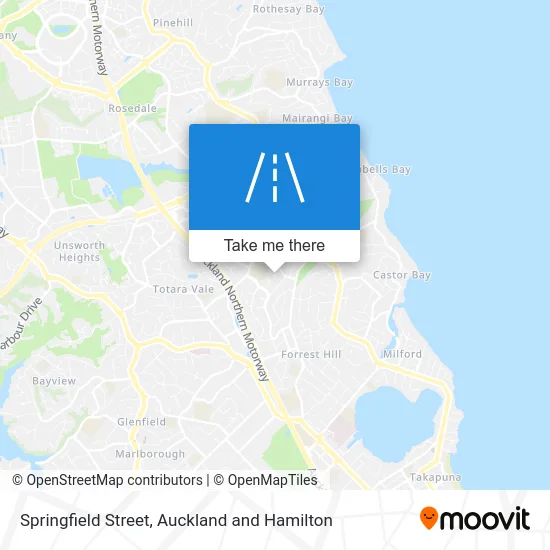 Springfield Street map