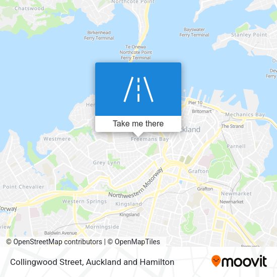 Collingwood Street map