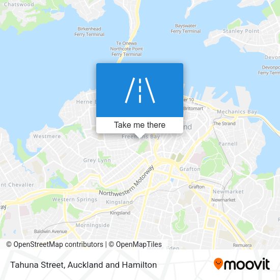 Tahuna Street map