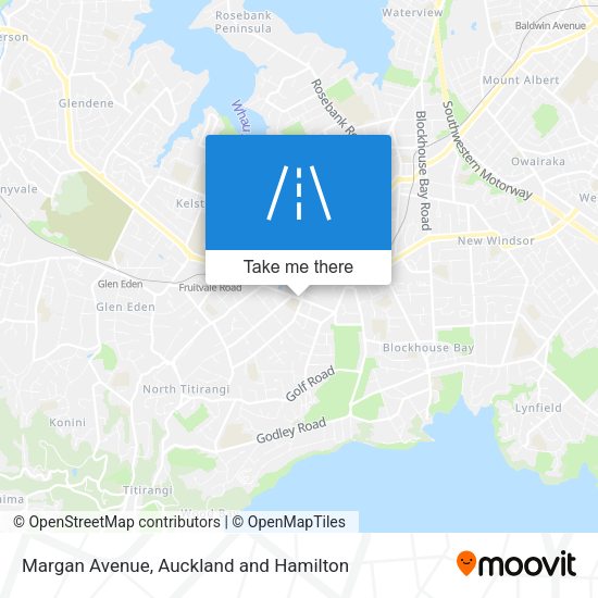 Margan Avenue map