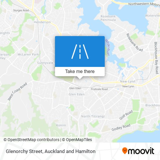 Glenorchy Street map