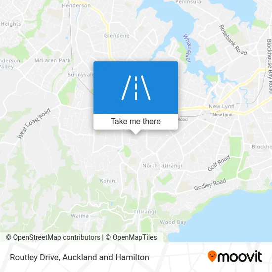 Routley Drive map