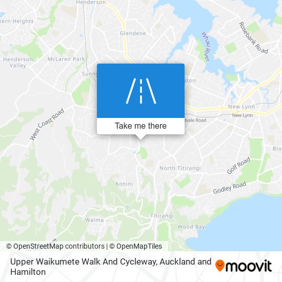 Upper Waikumete Walk And Cycleway地图
