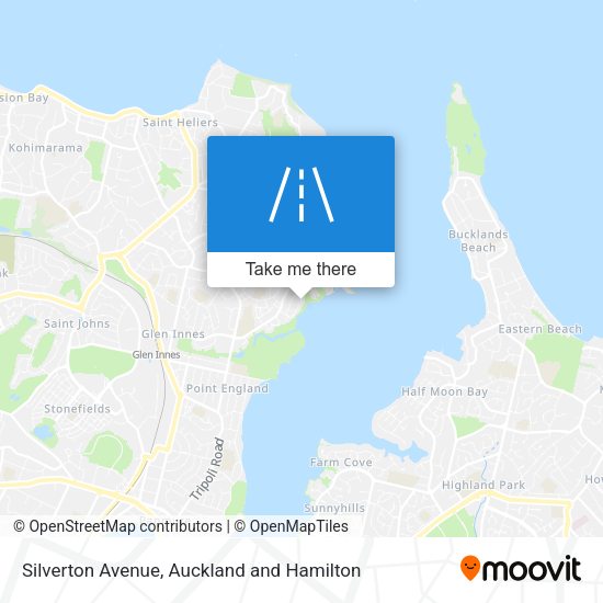 Silverton Avenue map