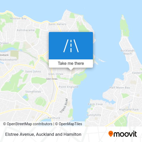 Elstree Avenue map