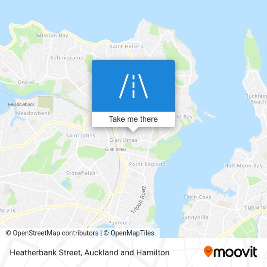 Heatherbank Street map