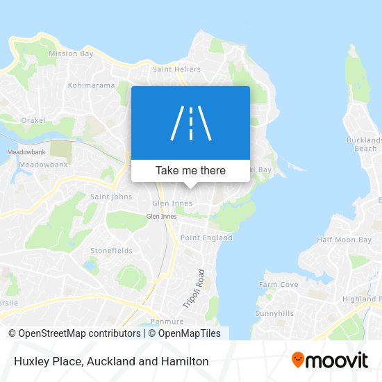 Huxley Place map