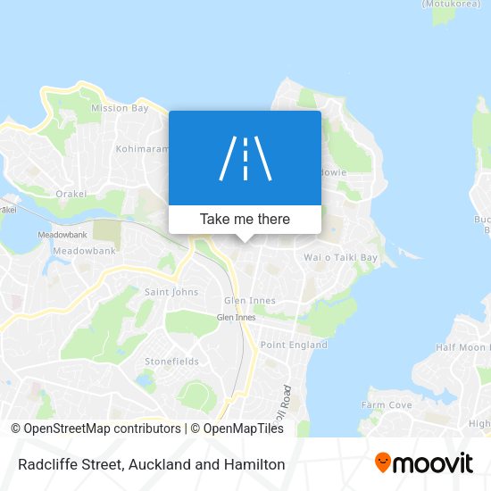 Radcliffe Street map