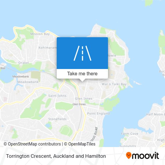 Torrington Crescent map