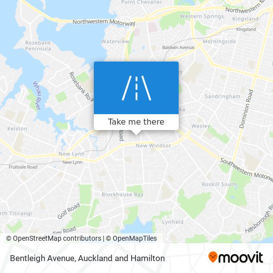 Bentleigh Avenue map