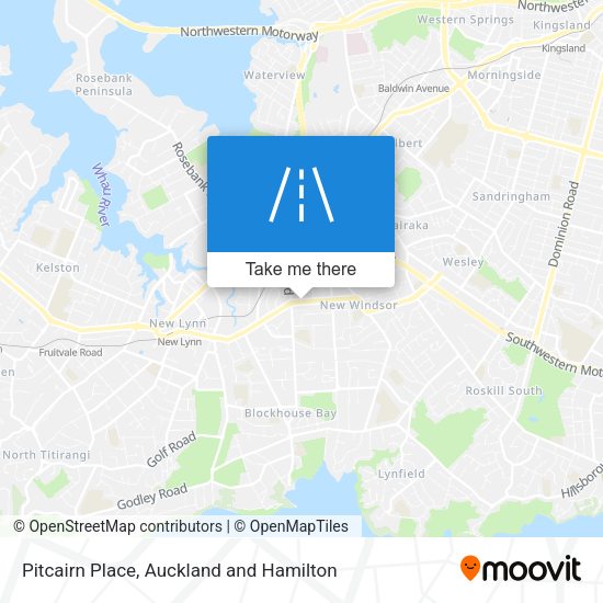 Pitcairn Place map