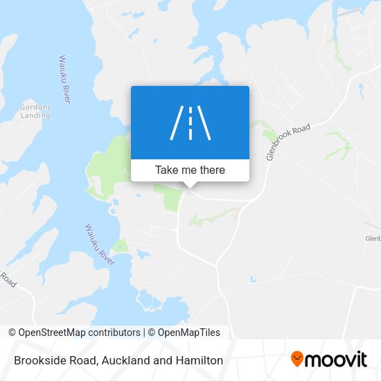 Brookside Road map