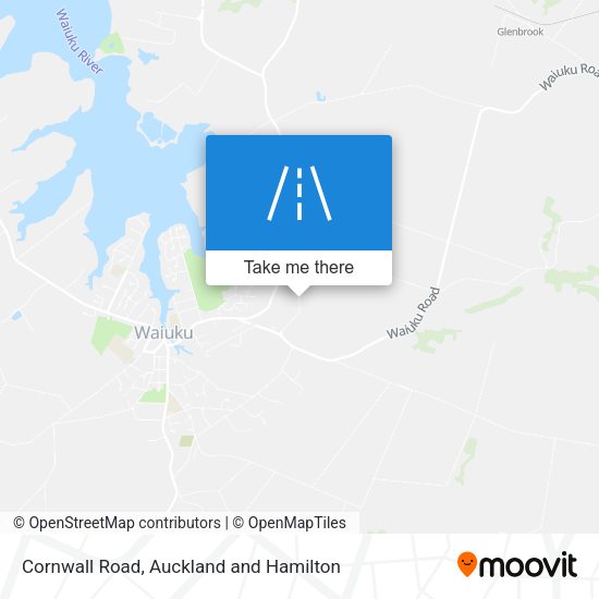 Cornwall Road map
