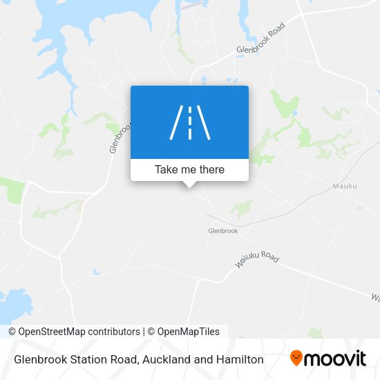 Glenbrook Station Road map