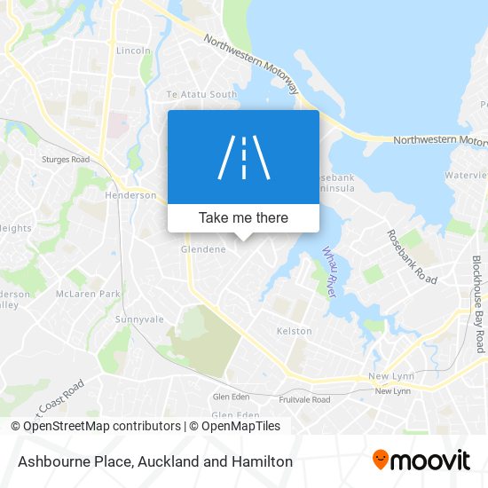 Ashbourne Place map