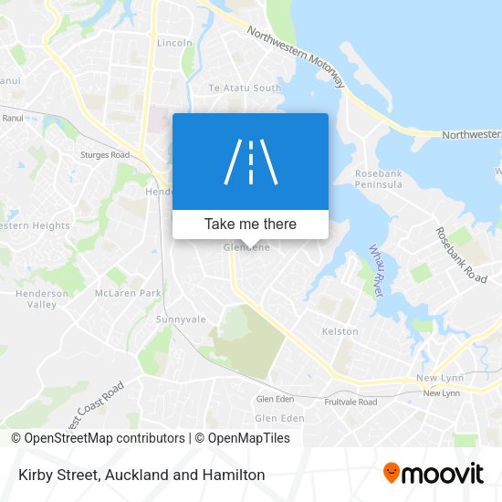 Kirby Street map