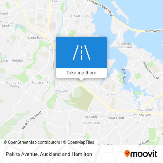 Pakira Avenue map