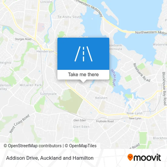 Addison Drive map