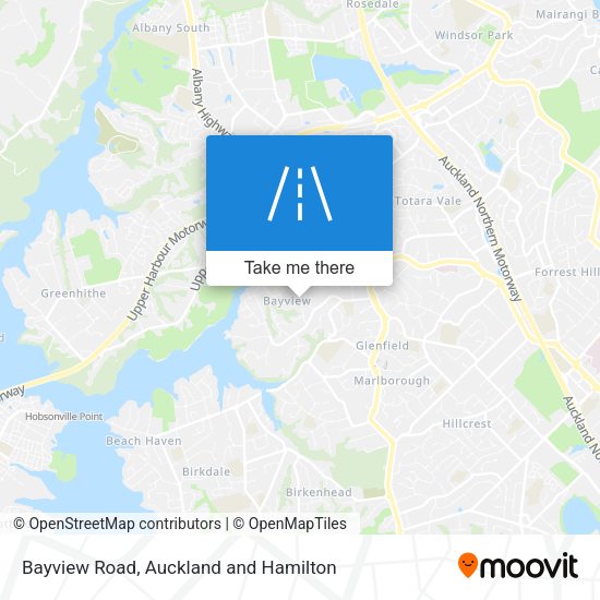 Bayview Road map