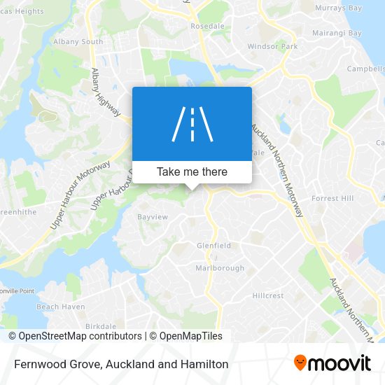 Fernwood Grove map