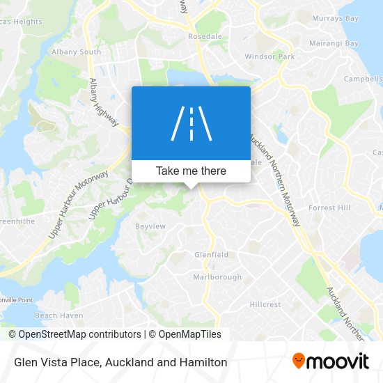 Glen Vista Place map
