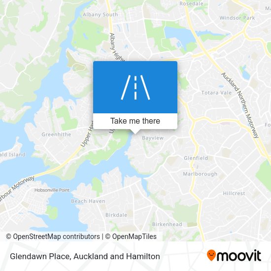 Glendawn Place map