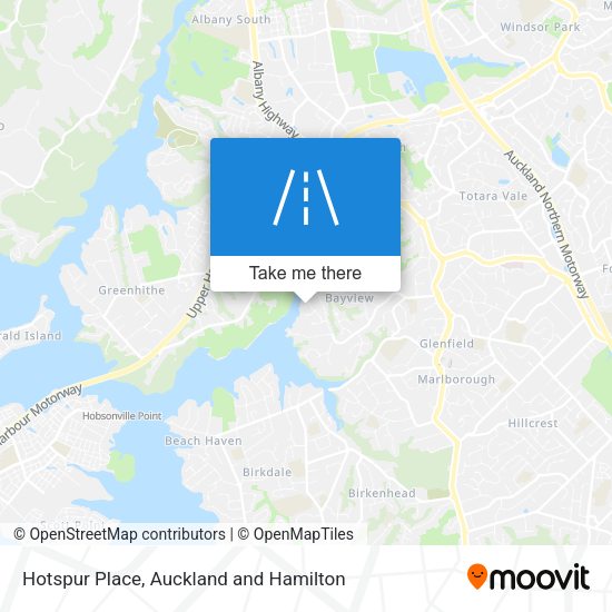 Hotspur Place map