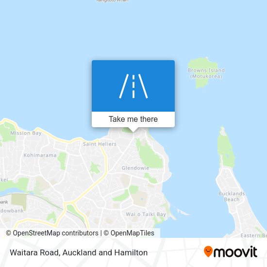 Waitara Road map