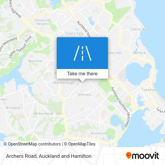 Archers Road map
