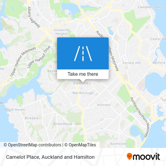Camelot Place map