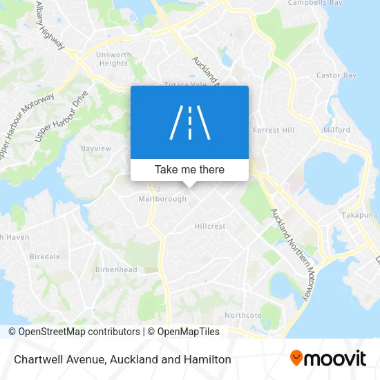 Chartwell Avenue map