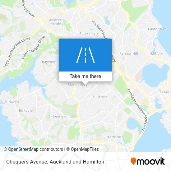 Chequers Avenue map
