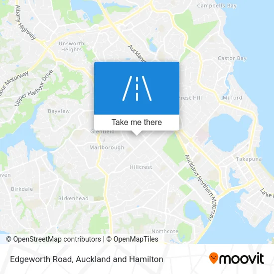 Edgeworth Road map