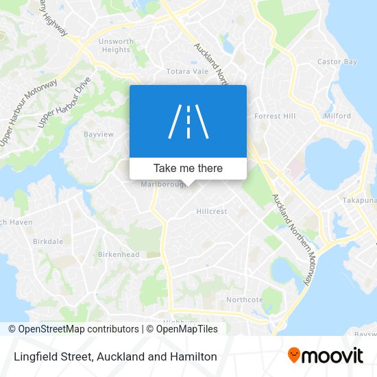 Lingfield Street map