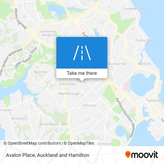 Avalon Place map