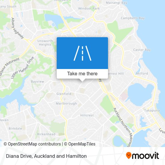 Diana Drive map