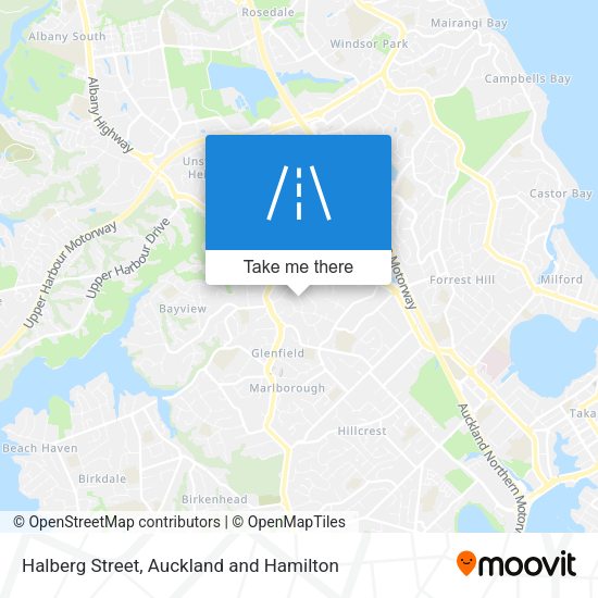 Halberg Street map