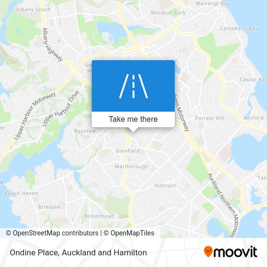 Ondine Place map
