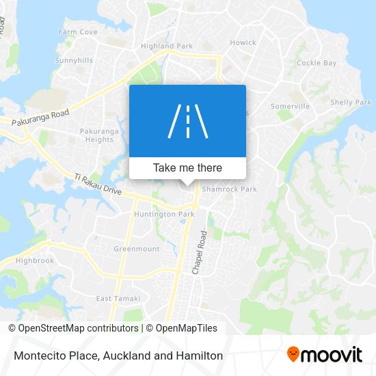 Montecito Place map