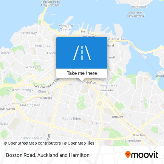 Boston Road map