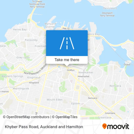 Khyber Pass Road map