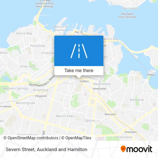 Severn Street map