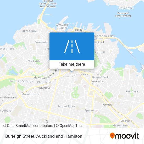 Burleigh Street map