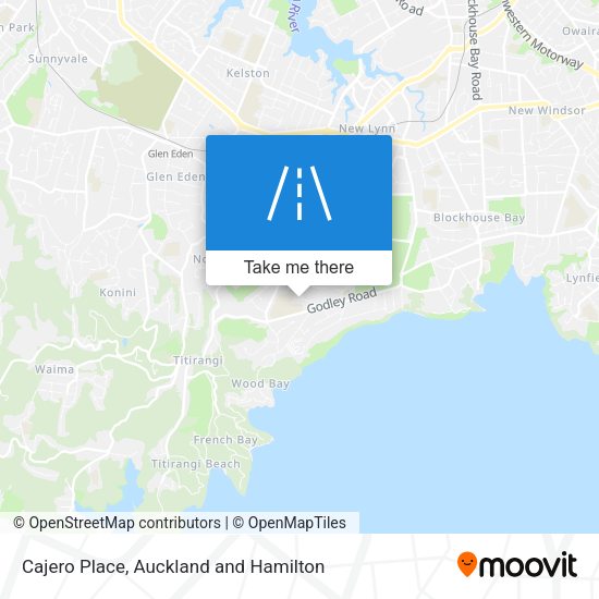 Cajero Place map