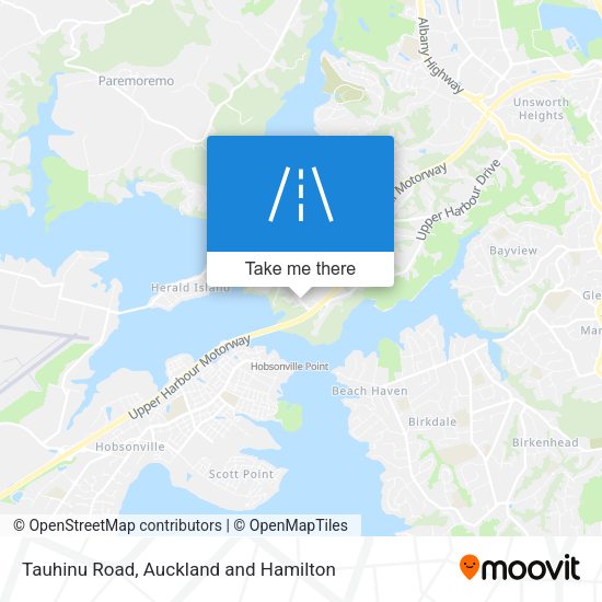 Tauhinu Road map