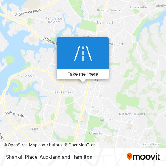 Shankill Place map