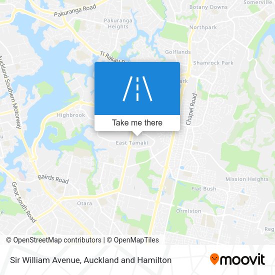 Sir William Avenue map