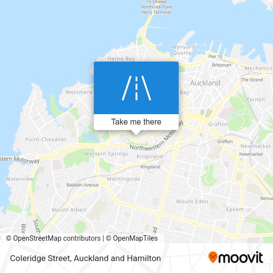 Coleridge Street map